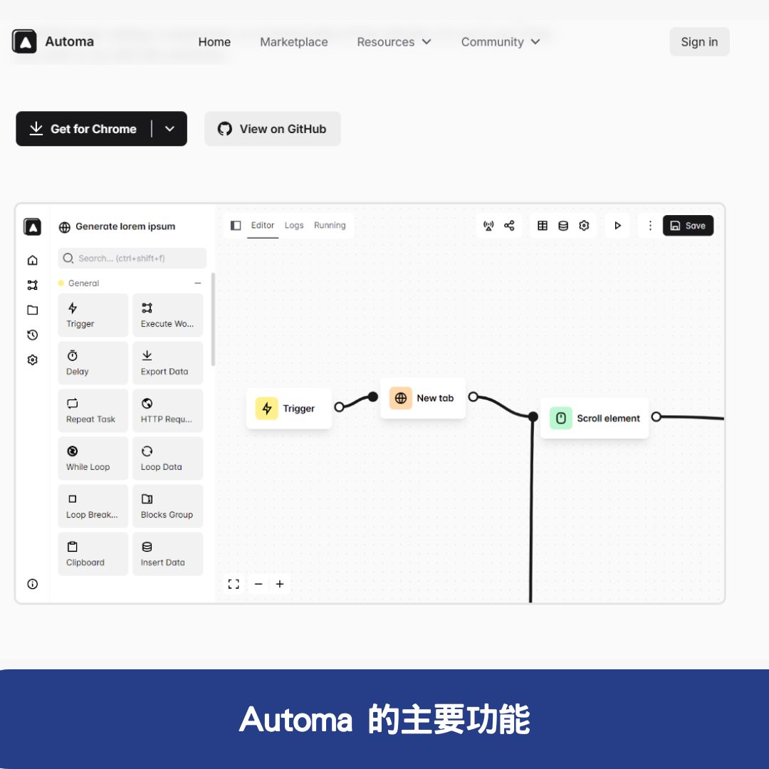 Automa 的主要功能