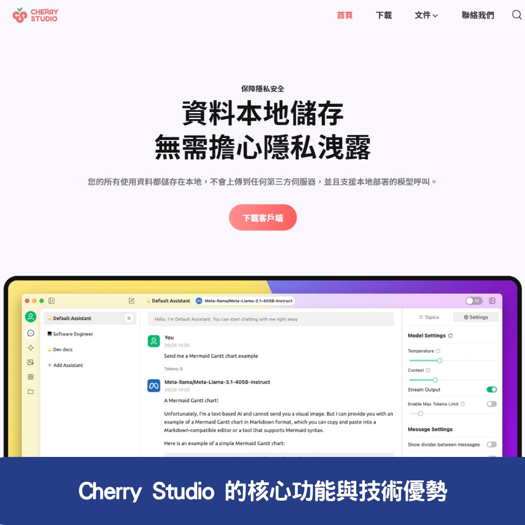 Cherry Studio 的核心功能與技術優勢