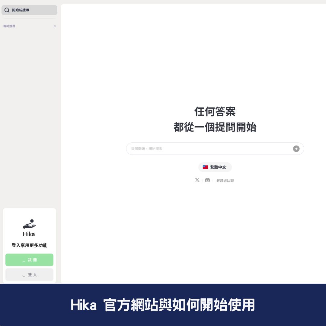 Hika 官方網站與如何開始使用