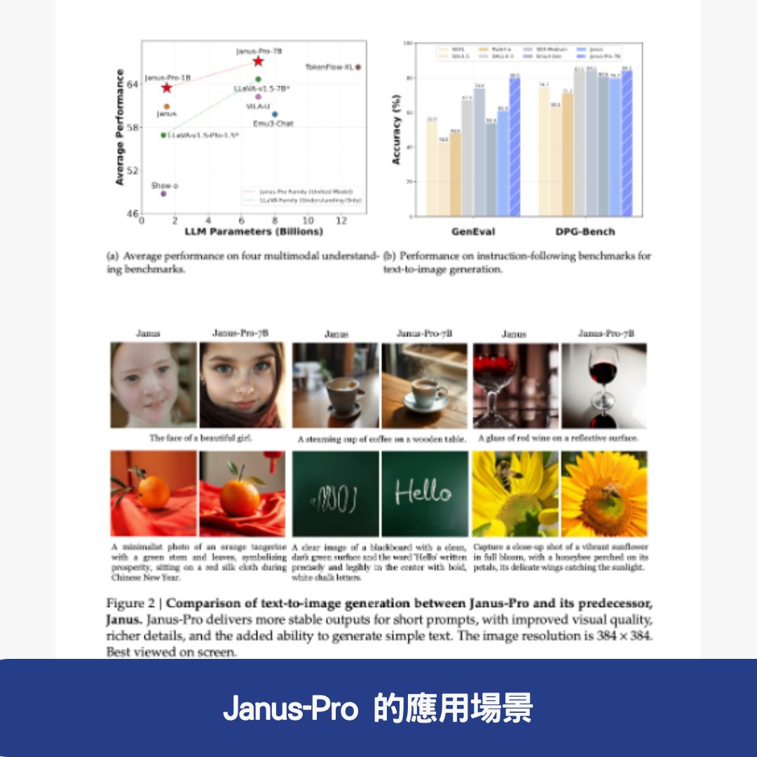 Janus-Pro 的應用場景