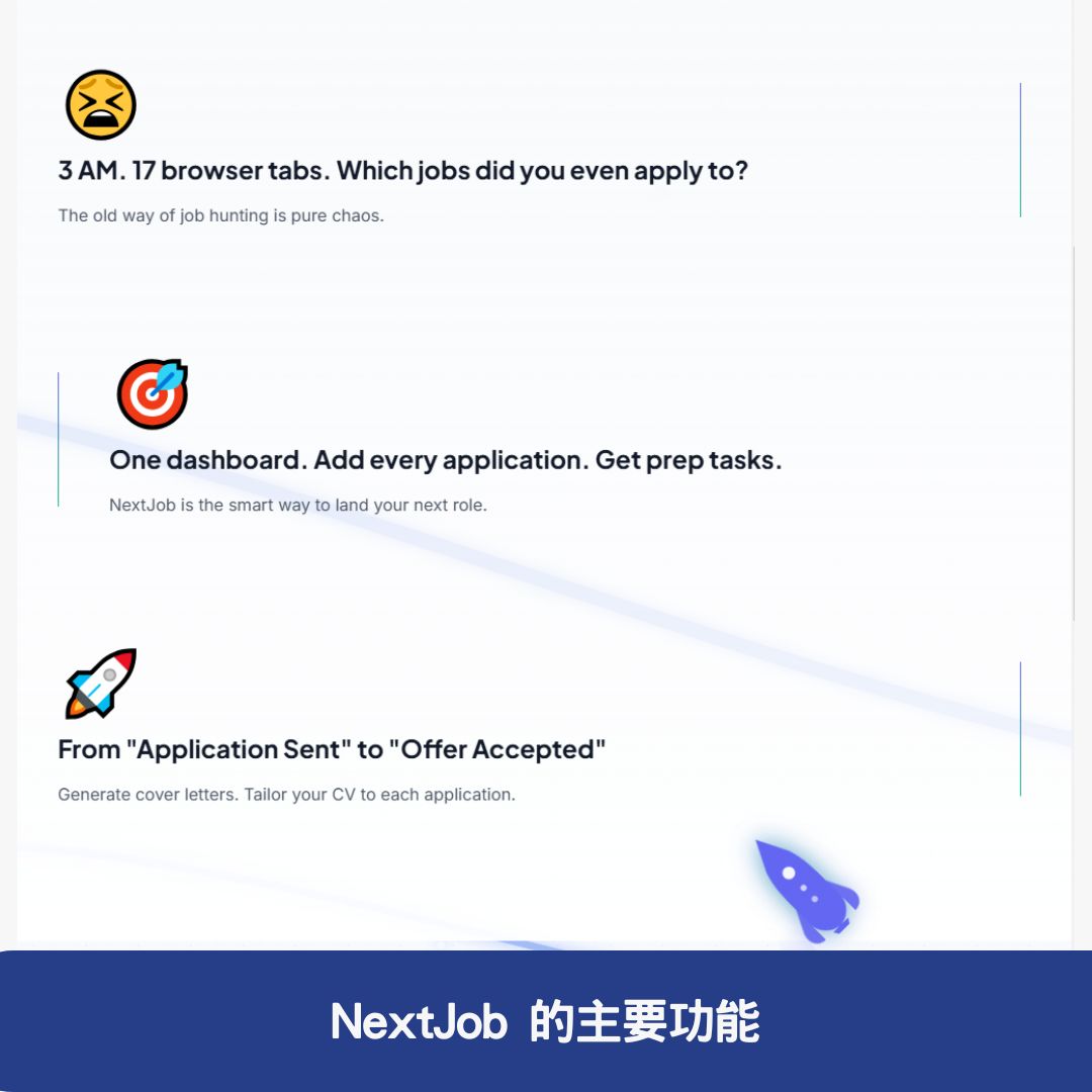 NextJob 的主要功能