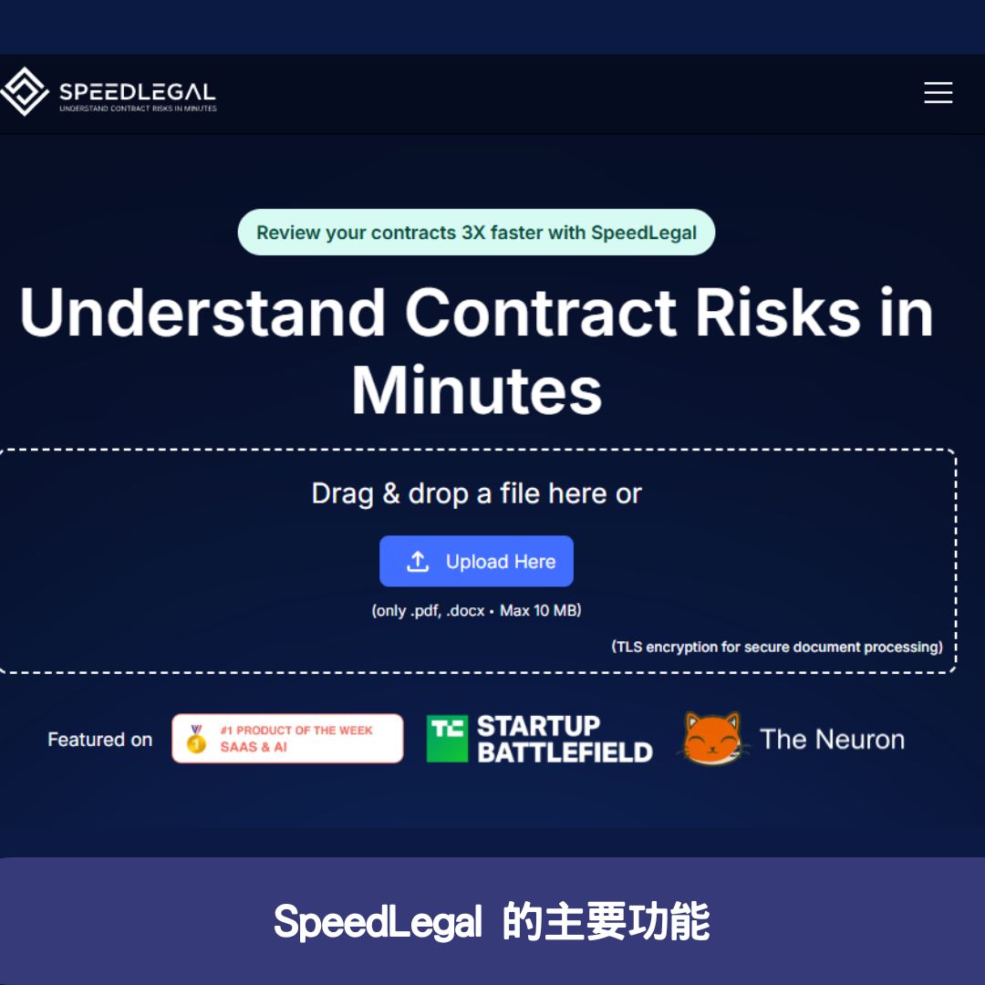 SpeedLegal 的主要功能