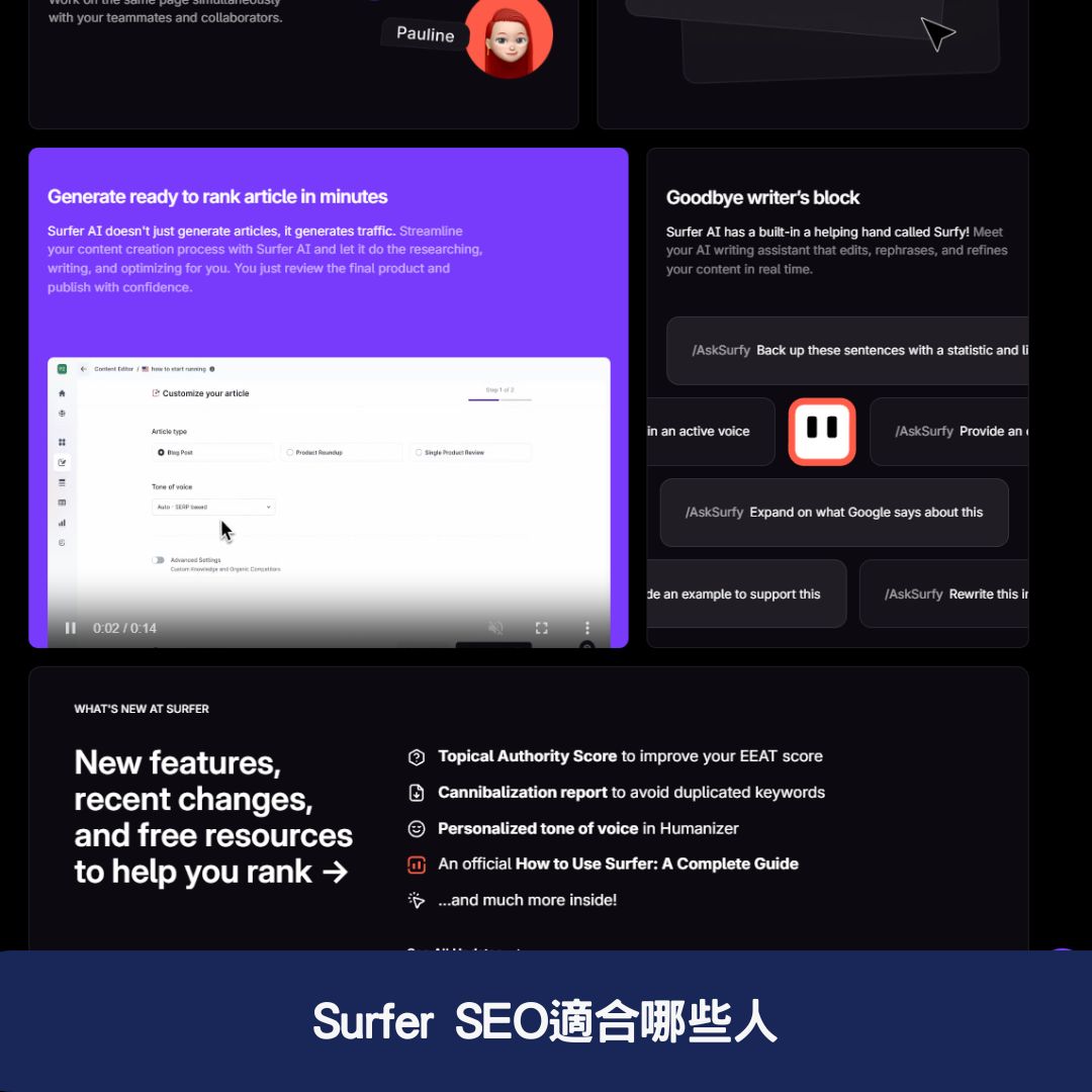 Surfer SEO適合哪些人