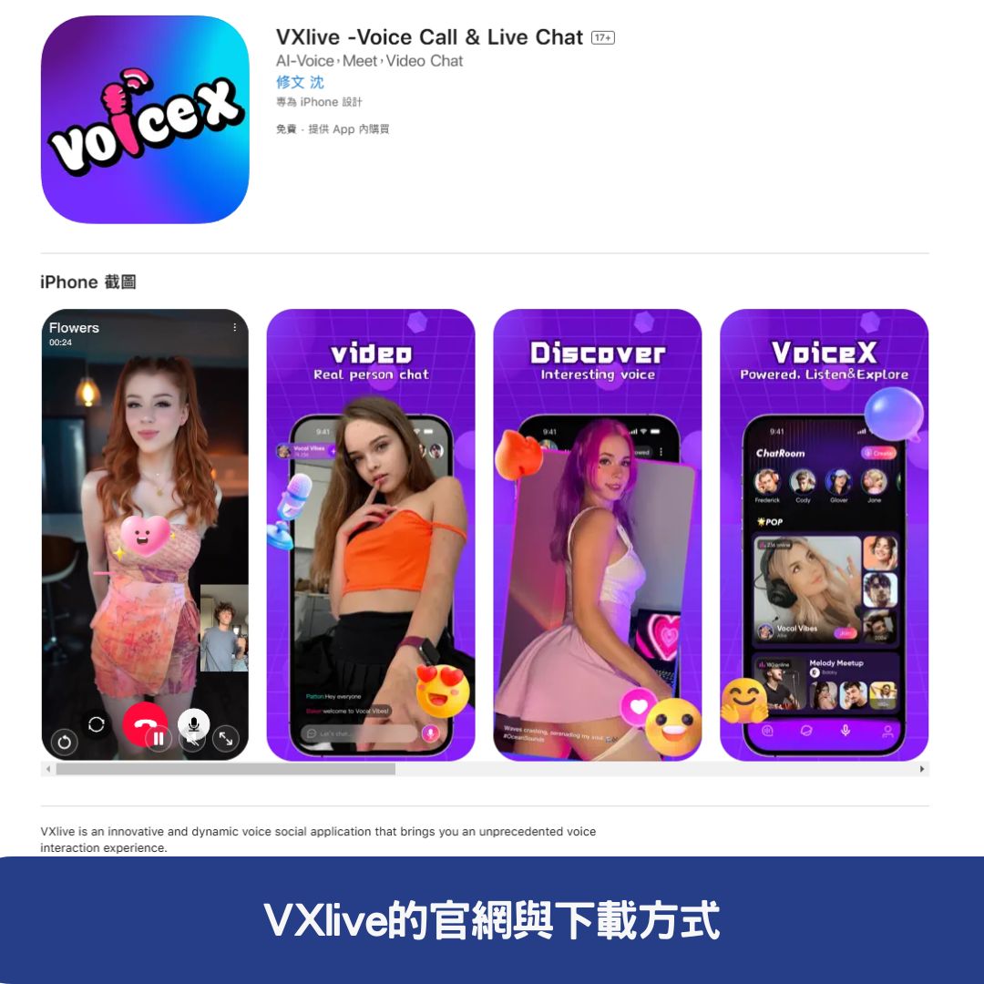 VXlive的官網與下載方式