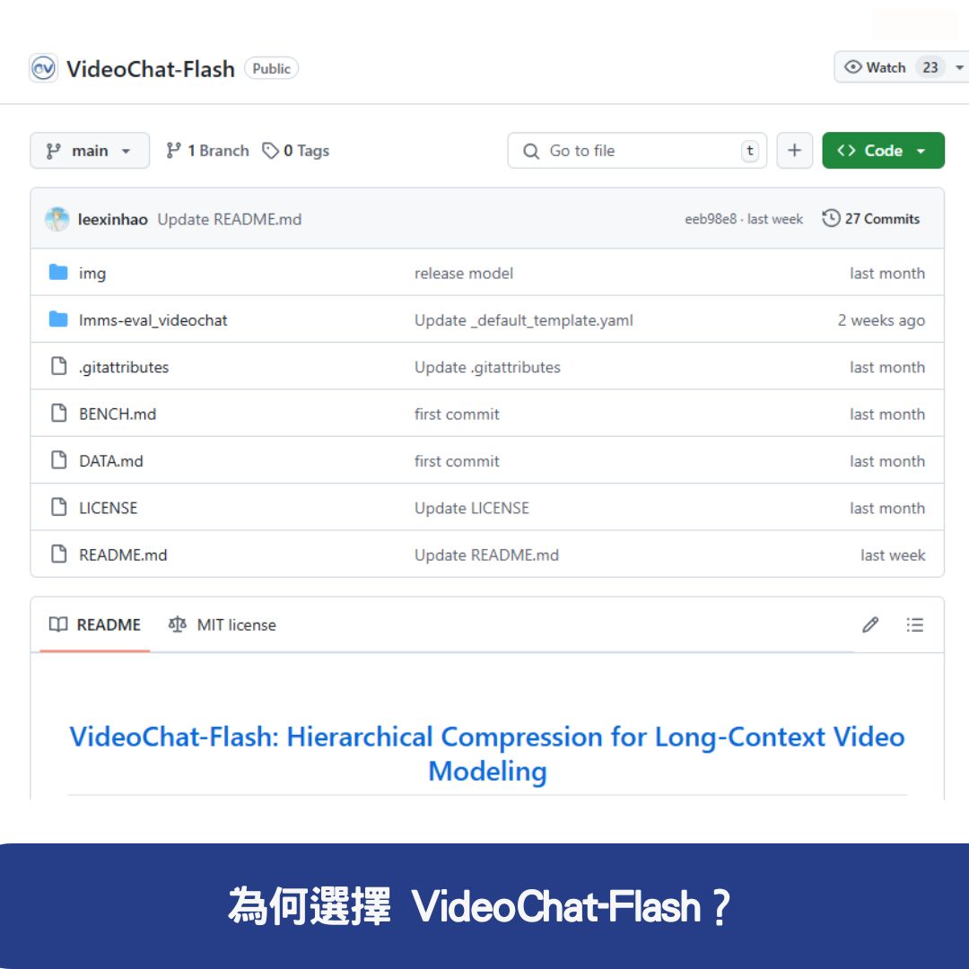 為何選擇 VideoChat-Flash？