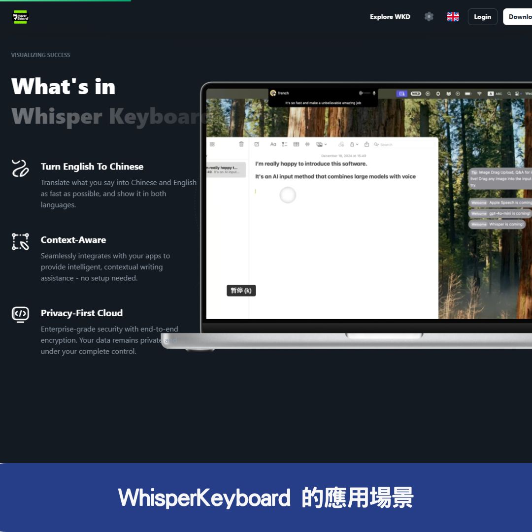 WhisperKeyboard 的應用場景