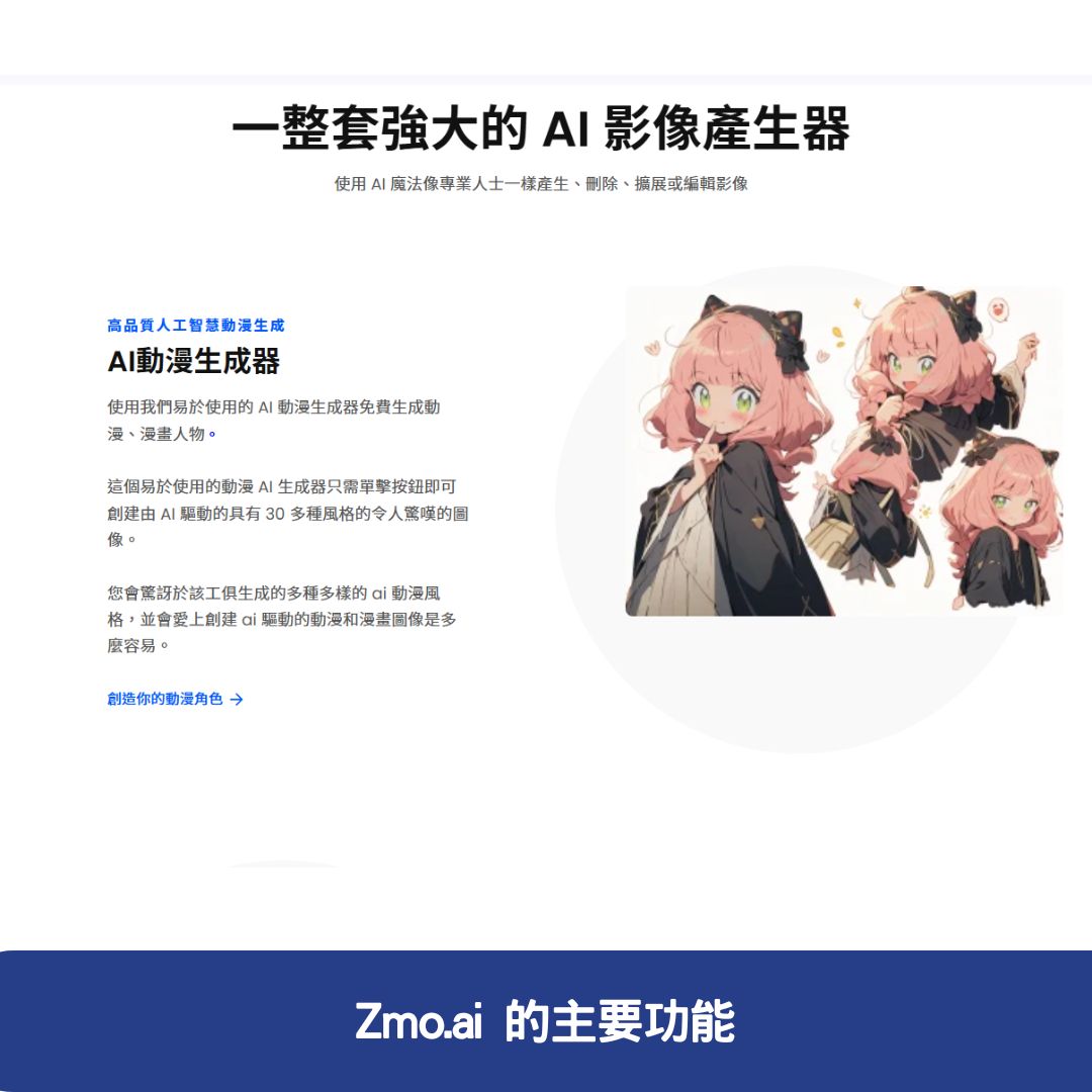 Zmo.ai 的主要功能